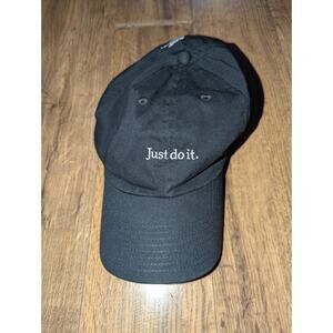 Nike H86‎ Just Do It Washed Cap Black/White Size M/L FB5370-010